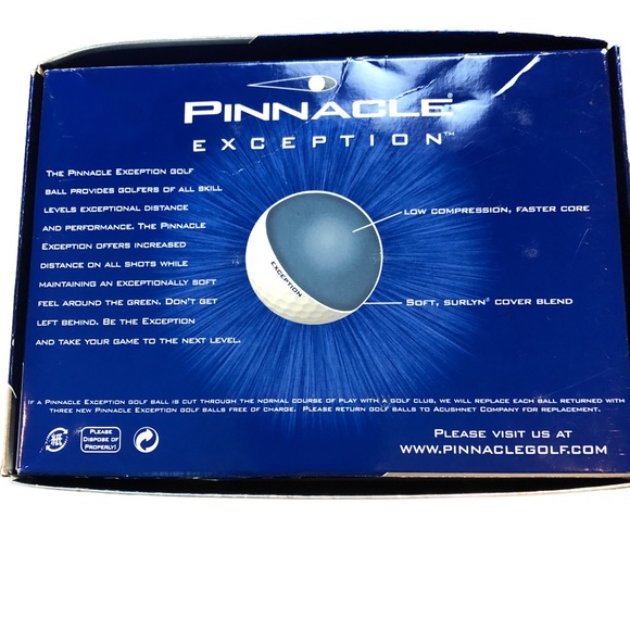 NWOT Pinnacle Golf Balls & Tees in Gift box - Picture 7 of 8